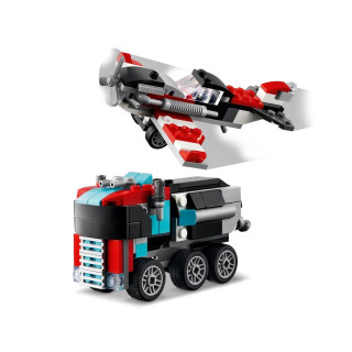 LEGO коцки, Creator 3 in 1, Flatbed Truck with Helicopter