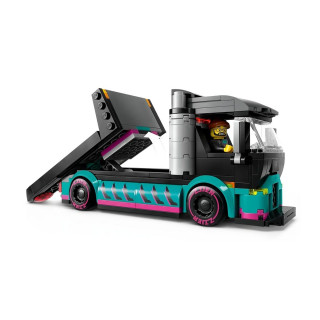 LEGO коцки, City, Race Car and Car Carrier Truck 