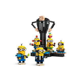 LEGO коцки, Despicable Me 4 - Brick-Built Gru and Minions