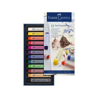 Сет од 12 меки пастели, Faber Castell
