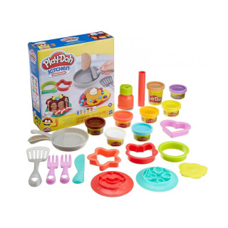 Креативен сет за игра, Play-Doh - Kitchen Creations: Flip'n Pancakes