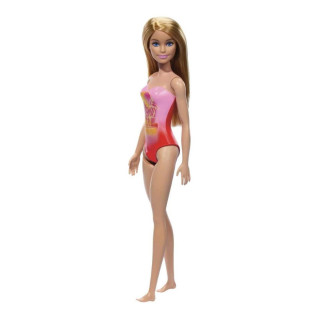 Барби кукла, Beach Barbie in Pink Swimsuit