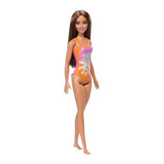 Барби кукла, Beach Barbie in Orange Swimsuit