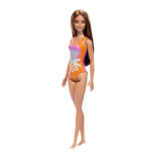 Барби кукла, Beach Barbie in Orange Swimsuit