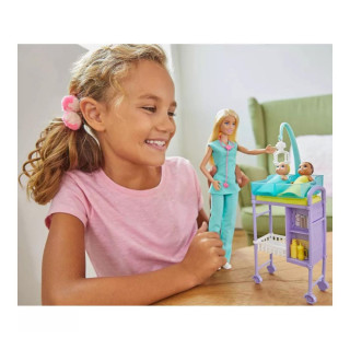 Сет за игра, Barbie: You Can Be Anything - Baby Doctor