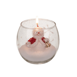 Новогодишна свеќичка во чаша, Snowman/Santa