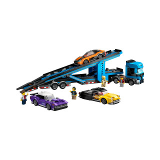 LEGO коцки, City, Car Transporter Truck with Sports Cars