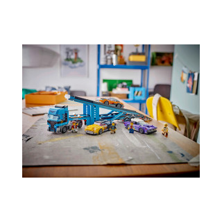 LEGO коцки, City, Car Transporter Truck with Sports Cars