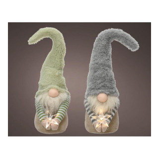Декоративна фигура со LED светла, Gnome, 2 бои
