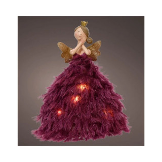 Декоративна фигура со LED светла, Angel, 23 cm