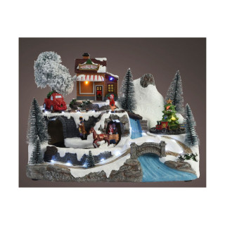 Декоративна фигура со LED светла, Winter Scenery