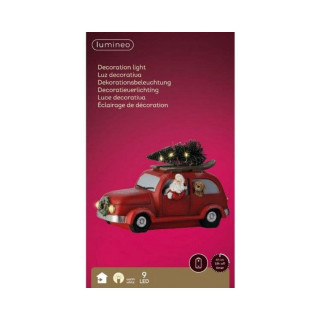 Декоративна фигура, Santa in Car w/Christmas Tree