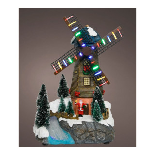 Декоративна фигура со LED светла, Windmill 