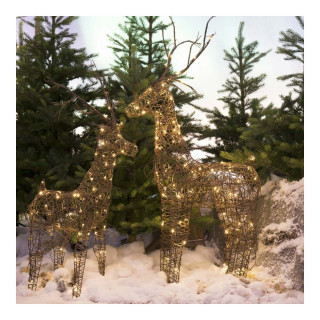 Декоративна фигура со LED светла, Deer, 69 cm