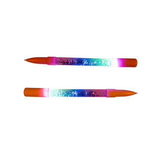Пенкало со глитер и LED светло, 2 бои 