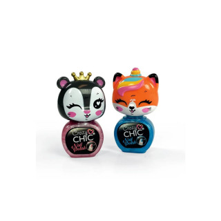 Сет од 2 детски лакови за нокти, Crazy Chic - Lovely Nail Polishes 2