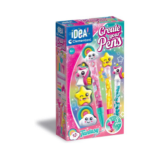 Сет за изработка, Idea Clementoni - Create Your Pens: Fantasy 