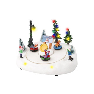 Декоративна фигура со LED светло, Fun In The Snow 