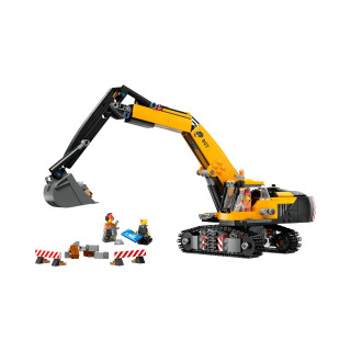 LEGO коцки, City, Yellow Construction Excavator 