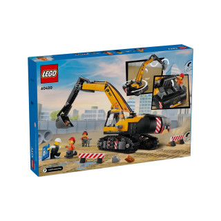 LEGO коцки, City, Yellow Construction Excavator 