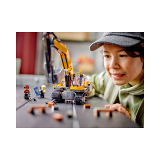 LEGO коцки, City, Yellow Construction Excavator 