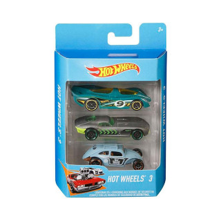 Сет од 3 колички Hot Wheels (по случаен избор) 