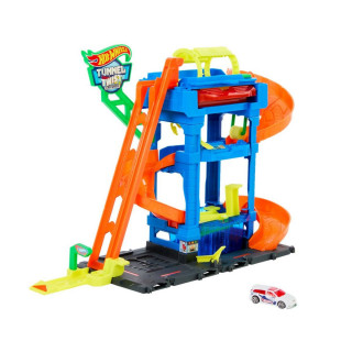 Сет за игра Hot Wheels: City - Tunnel Twist Car Wash 