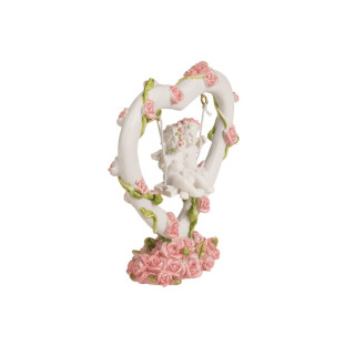 Декоративна фигура, Angels in Heart w/Roses
