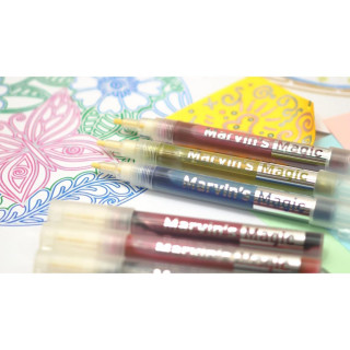 Сет маркери со специјален ефект, Silver Rainbow Markers, 1/12