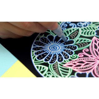 Сет маркери со специјален ефект, Silver Rainbow Markers, 1/12