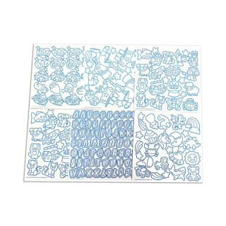 Сет за изработка на стикери, Magic Foil Rainbow Stickers