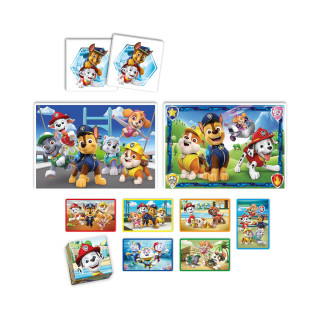 Едукативен сет, Paw Patrol Edukit 4-in-1 Puzzles & Games 