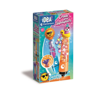 Сет за изработка, Idea Clementoni - Create Your Highliters: Crazy Summer 