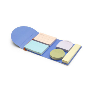 Сет од 5 блокови мемо ливчиња, Inkerie Set of 5 Sticky Notes