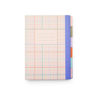 Нотес со разделници и линијар, Inkerie Divider Notebook with Ruler