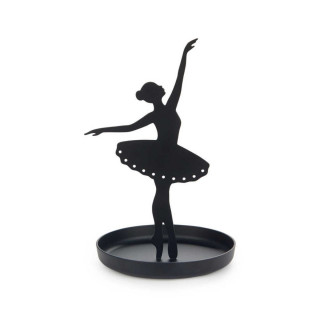 Метален држач за накит, Ballerina, црн 