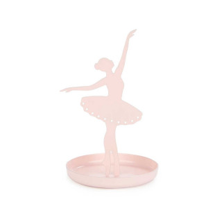Метален држач за накит, Ballerina, розев 