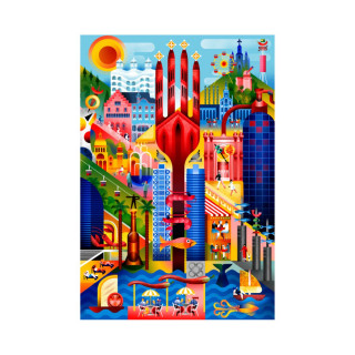 Сложувалка, Barcelona, 1000 парчиња