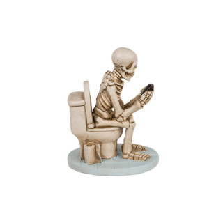 Декоративна фигура, Skeleton On The Toilet