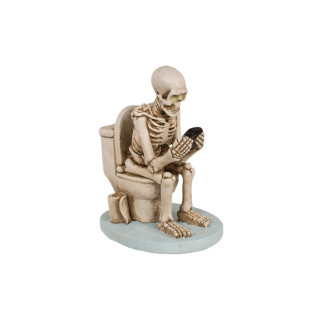 Декоративна фигура, Skeleton On The Toilet