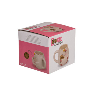 Шолја со држач за колаче, Cookie Cuddlers: Unicorn, 400 ml