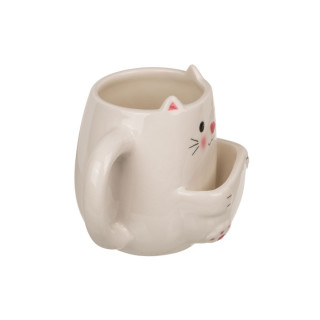 Шолја со држач за колаче, Cookie Cuddlers: Cat, 400 ml
