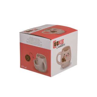 Шолја со држач за колаче, Cookie Cuddlers: Cat, 400 ml