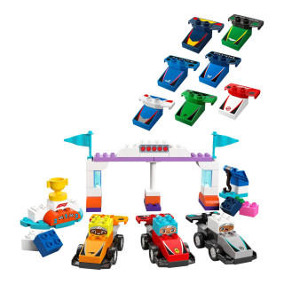 LEGO коцки, Duplo, F1® Team Race Cars & Drivers