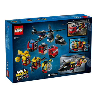 LEGO коцки, City, Helicopter, Fire Truck & Submarine Remix