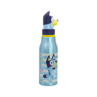 Детско алуминиумско шише со 3Д фигура, Bluey, 690 ml