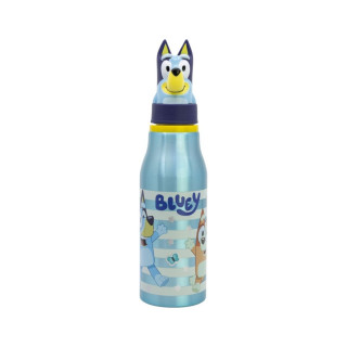 Детско алуминиумско шише со 3Д фигура, Bluey, 690 ml