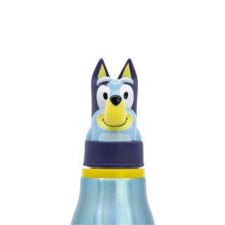 Детско алуминиумско шише со 3Д фигура, Bluey, 690 ml