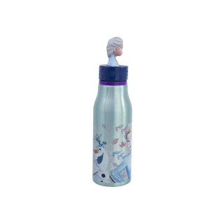 Детско алуминиумско шише со 3Д фигура, Frozen, 690 ml 