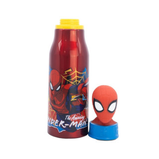 Детско алуминиумско шише со 3Д фигура, Spider-Man, 690 ml
